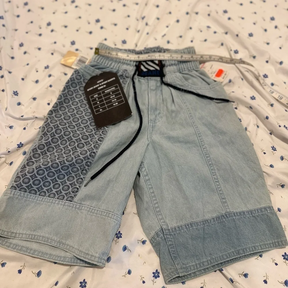 VTG NWT 90s/90s Kids Light Wash Levis Sport Jeans. Y2K Grunge Wide Leg rare find